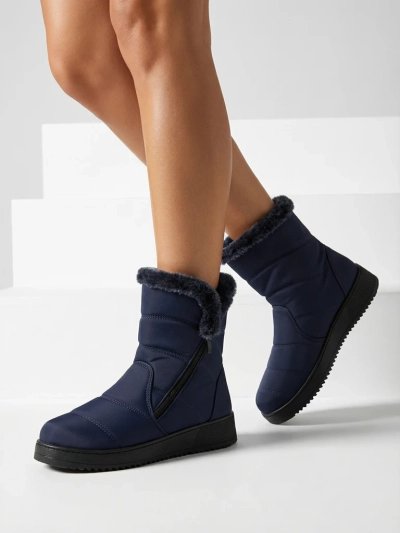 Royalfashion Women's snow boot-style shoes Baccinis