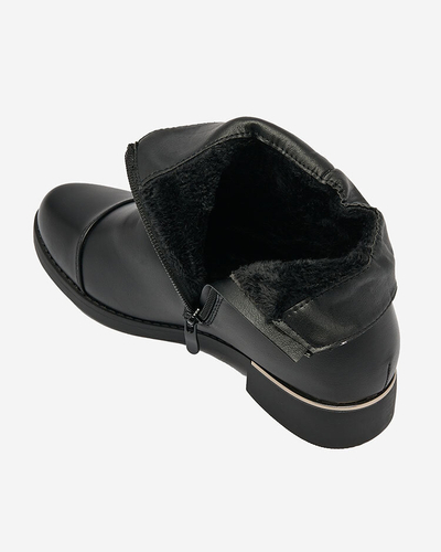 Royalfashion Black women's boots a'la sztyblety Orlaa