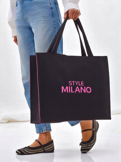 Kuninglik moe kangaskott Milano stiilis