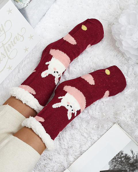 Royalfashion Women's winter socks with Christmas pattern