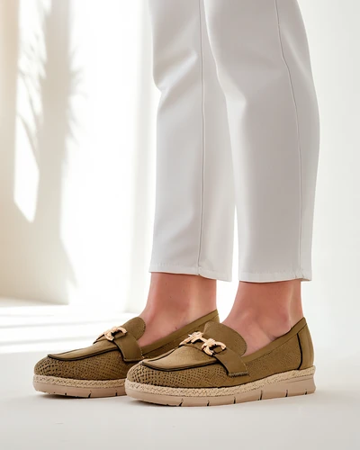 Роялфэшн женские балетки с декоративным акцентом на носке