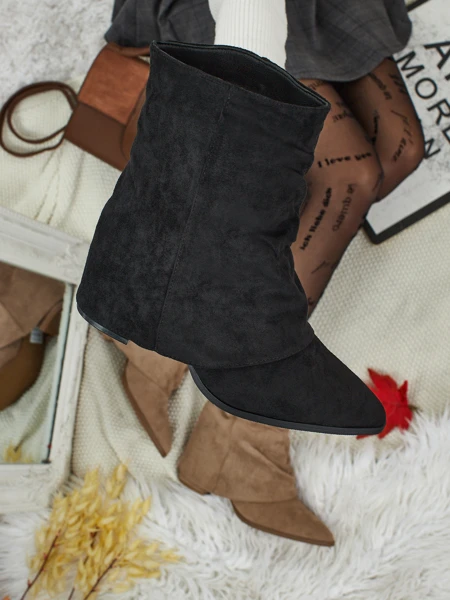 Women's ankle boots with a closed upper Moonly