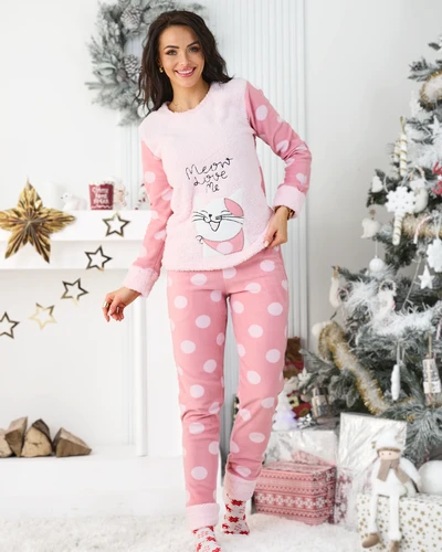 Royalfashion Women's pajamas with a kitten