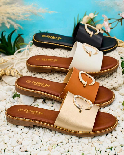 Royalfashion Naiste flip-flopid Omerta lapikpall