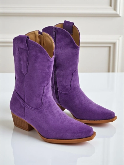 Women's Eco Suede Cowboy Boots SpireHush