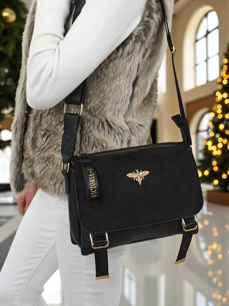 Small women's eco-leather handbag Tessaria