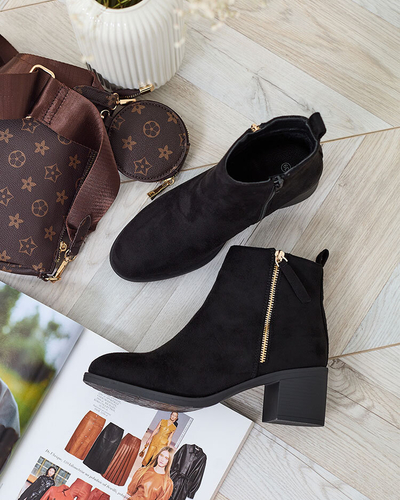 Royalfashion Mustad öko-mokkamoe naiste madalad stilettasaapad Rejerry