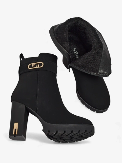 Women's Tovia Eco Suede Heeled Ankle Boots