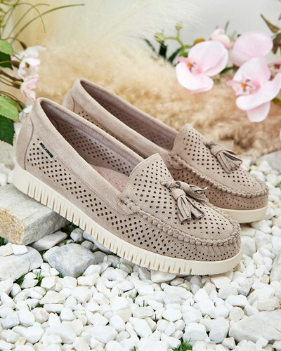 Royalfashion Women's openwork moccasins Molaffa