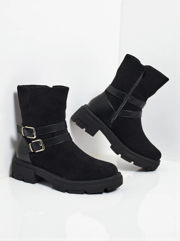 Women's High Eco Suede Ankle Boots Callire