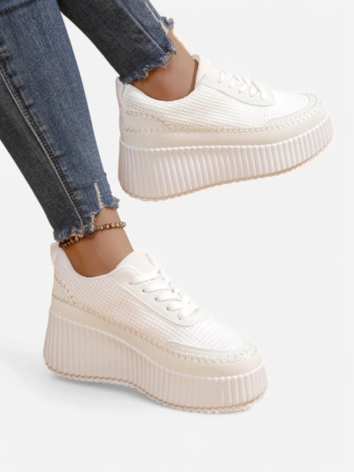 Royalfashion Women's Platform Sneakers Siserra
