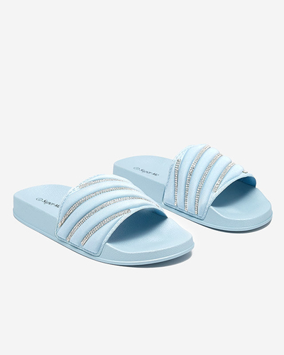 Sinised tsirkooniumoksiidiga naiste sussid Mytaris - Jalatsid