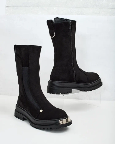 Royalfashion Naiste öko-mokkamoe saapad Homni