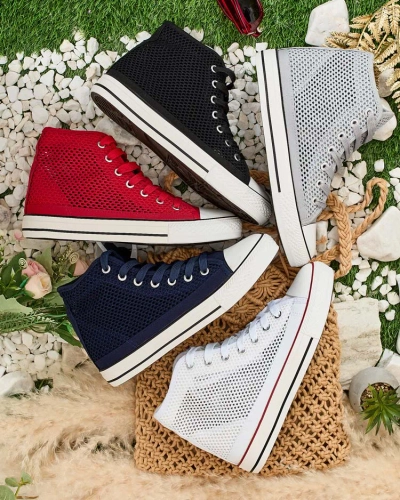 Royalfashion Women's Nizzef openwork sneakers