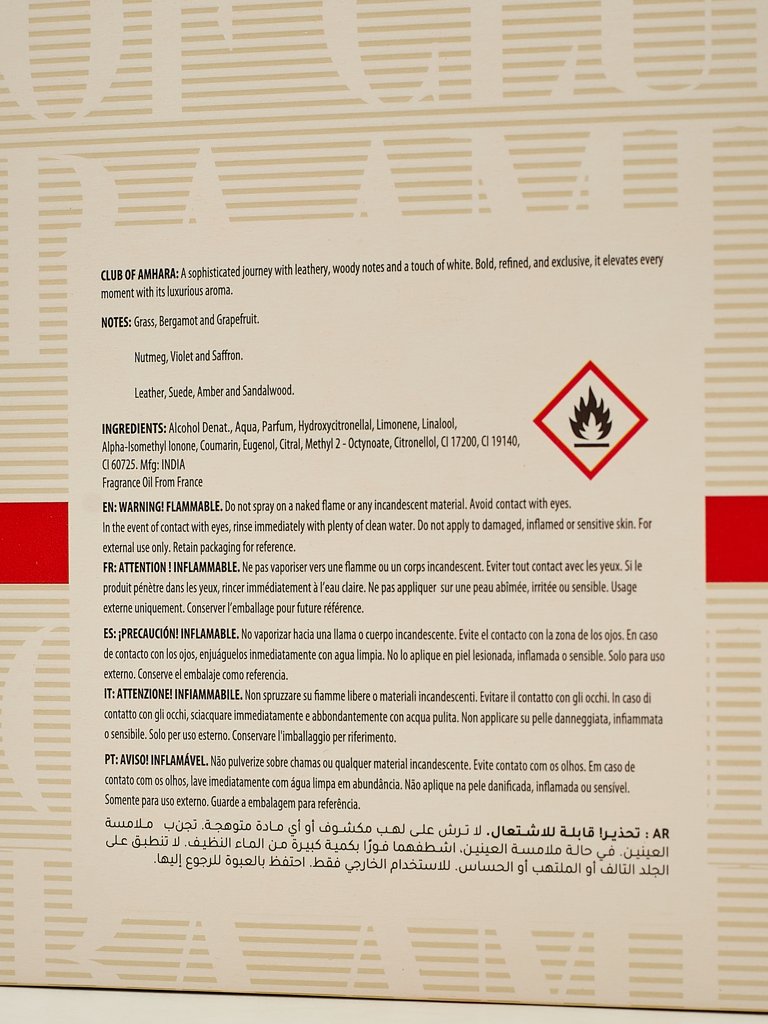 Вдохновлённый унисекс парфюмированная вода Club of Amhara