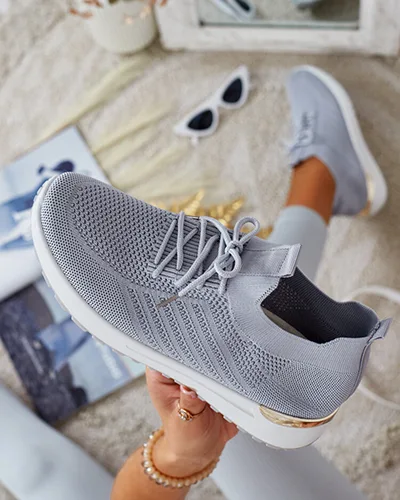 Royalfashion Women's fabric sports shoes Amgent