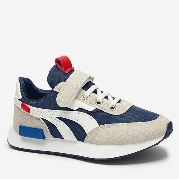 Laste spordijalatsid tumesinine-hall Kaxo-jalatsid