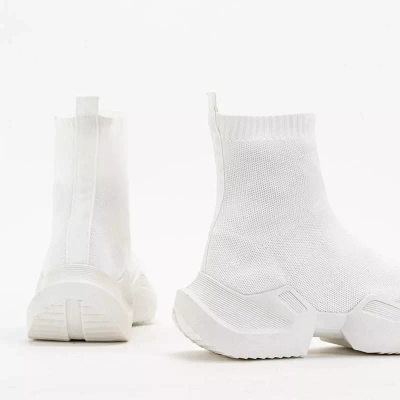 OUTLET Gohi Women's White High Trainers - Footwear