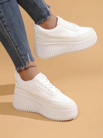 Royalfashion Women's Platform Sneakers Siserra