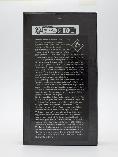 Inspired Perfumed Water for Men Gentlemen