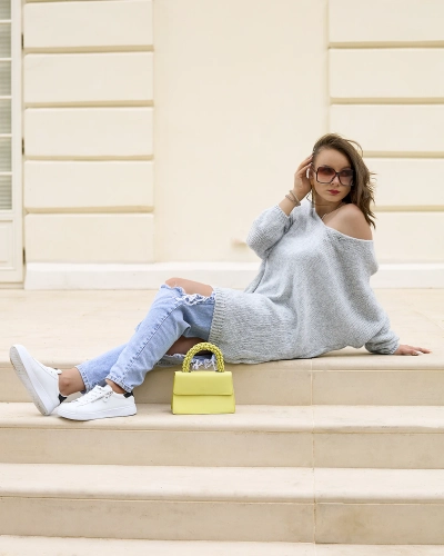 Royalfashion Hall naiste pikk ülisuur kampsun