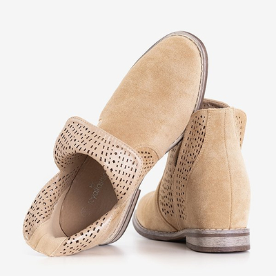 Pruunid saapad peidetud ankruga a'la lehmatüdrukud Besiks- Jalatsid