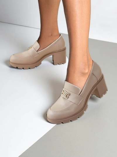 Royalfashion Women's heeled moccasins Blascos