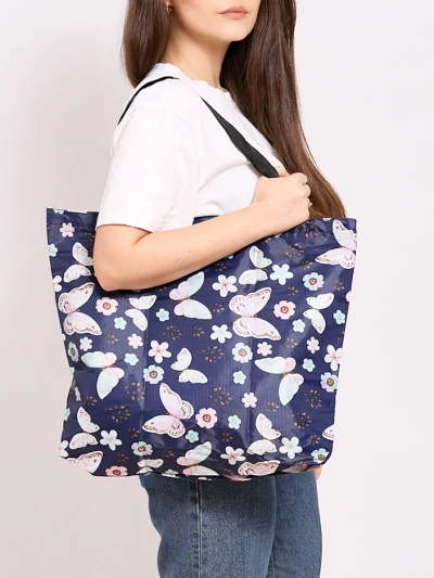 Royalfashion Patterned shopping bag foldable into a wallet