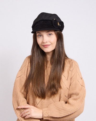 Royalfashion Kvinnors basker med rosett