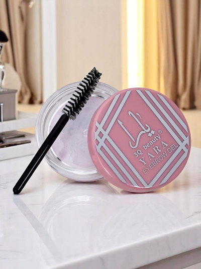 Transparent eyebrow gel + brush