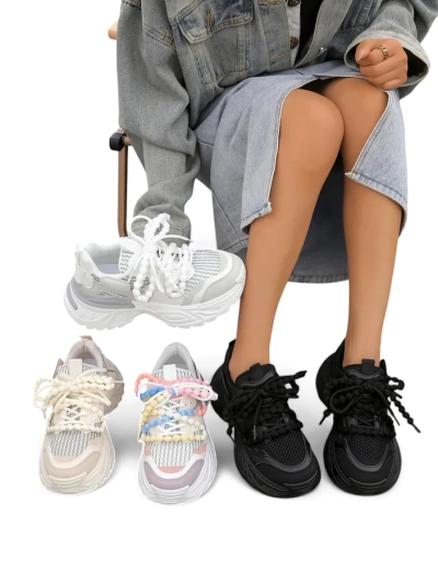 Royalfashion Naisten urheilukengät paksummalla pohjalla Loness