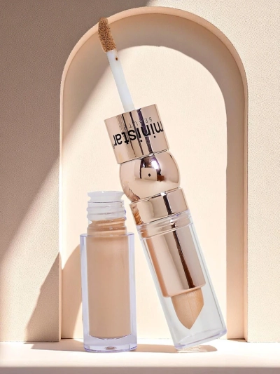 Highlighter stick and liquid concealer for face 2-in-1 Golden Beige