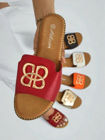 Royalfashion Women's flat sole slippers Heraklia