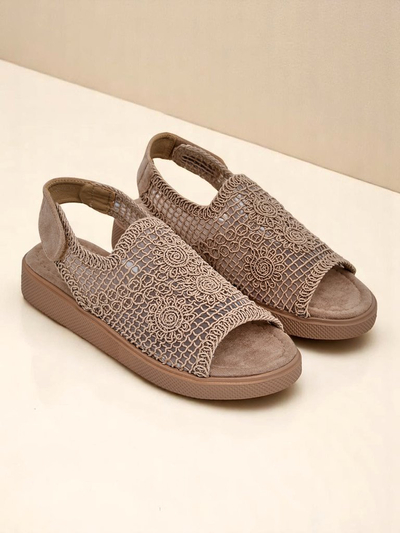 Royalfashion Женские ажурные сандалии Levay с верхом