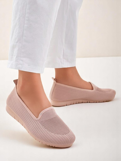 Royalfashion Women's Fabric Moccasins Caerit