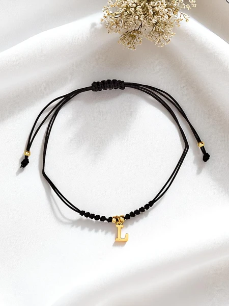 Браслет для женщин с буквой L Luna Spark