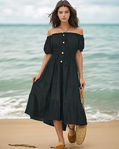 Royalfashion Naiste põlve pikkune a'la hispaania kleit