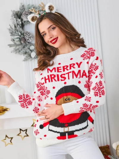 Royalfashion Naiste jõulukampsun Santa