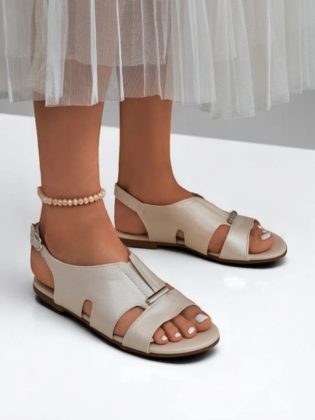 Royalfashion Women's Flat Sole Comfort Sandals