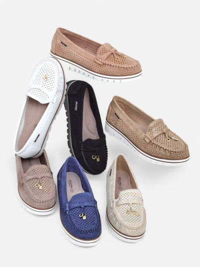 Royalfashion Naiste perforatsiooni mokasiinid Elissas