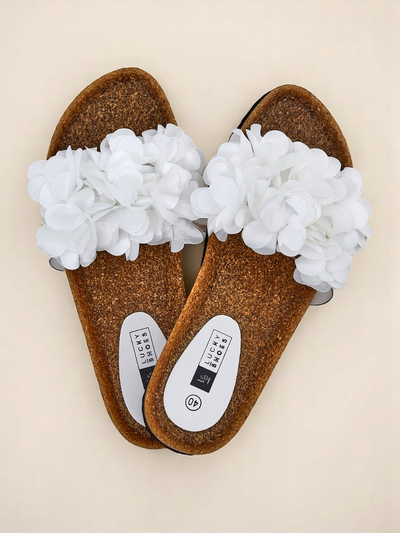 Royalfashion Women's Flip-Flops with Flowers Flora Soft