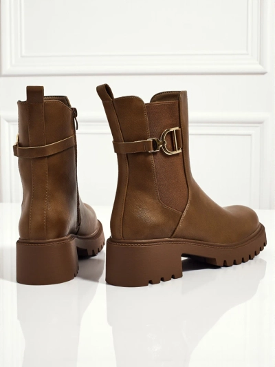 Women's high eco-leather ankle boots Ovella