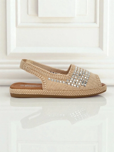 Naiste espadrill-sandaalid säravate kivikestega Belle Sparkle