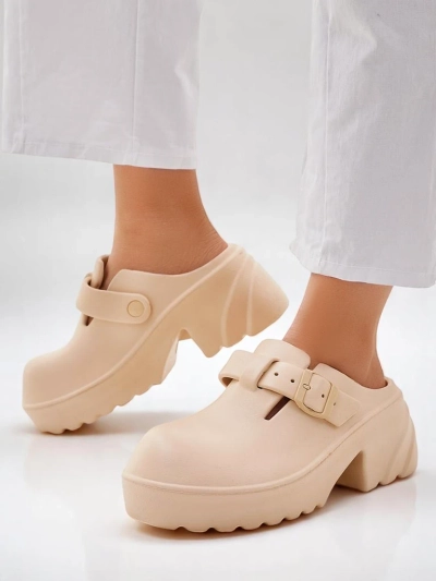 Royalfashion Женские резиновые сандалии на каблуке Voxones