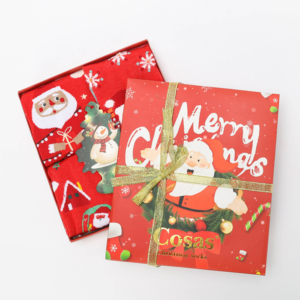 Новогодние носки, набор из 4 пар.