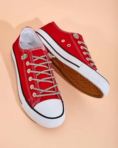 Royalfashion Naiste dekoratiivsete nööridega tossud Timi