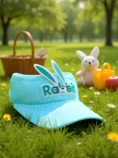 Royalfashion Children's Sun Visor Rabbit Ears