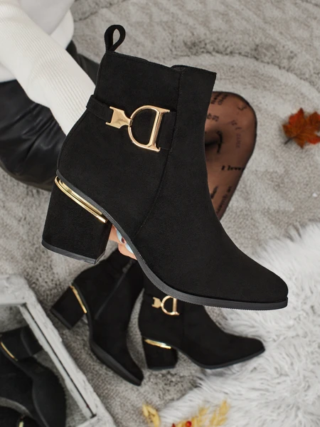 Naiste öko-seemisnahast poolsaapad jämeda kontsaga Calyssa