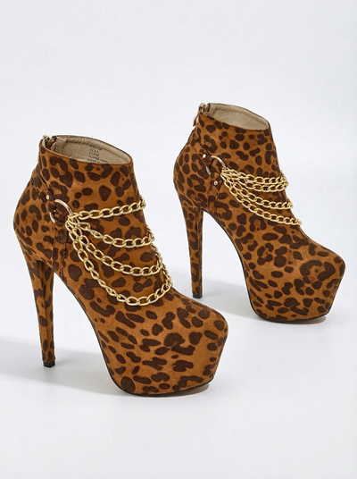 Royalfashion Ladies ankle boots on a stiletto Damesse