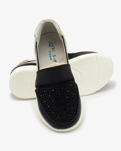 Mustad laste slip-on tossud - on Ciarala - Jalatsid